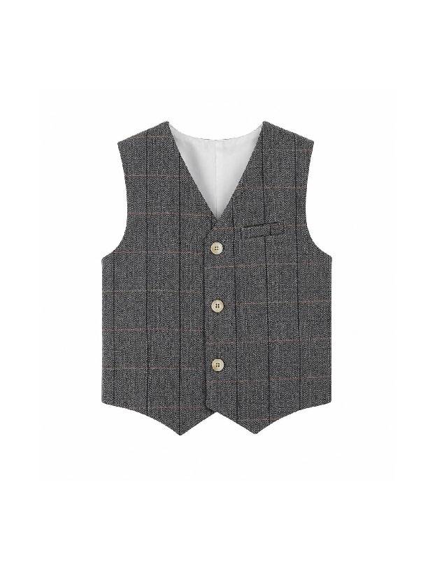 جلیقه رسمی پشمی چهارخونه